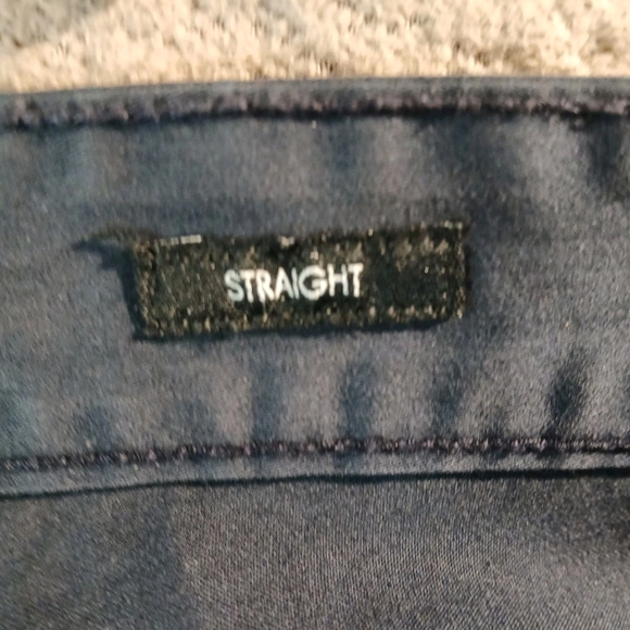 Calvin Klein Men's Jeans Size 38x34 Blue Straight Leg, Dark Wash Denim - Picture 5 of 14